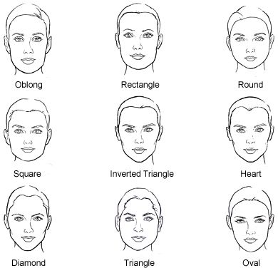 9 head shapes, balding men