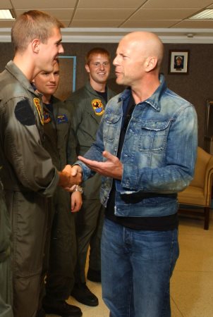US Navy Photo. There's no Jason Statham, The Rock, or Vin Diesel without Bruce!