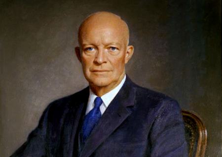 Eisenhower, baldest president picture. 