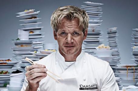 Chef Gordon Ramsey has admitted to having a hair transplant. He often sports a messy middle-part style. 